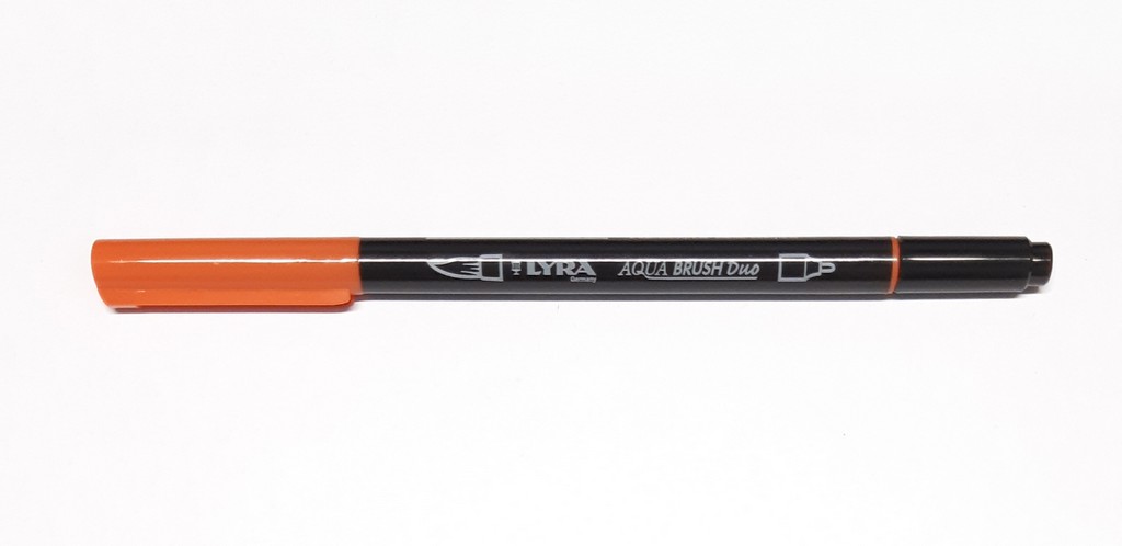 טוש על בסיס מים דו צדדי- Burnt Orange